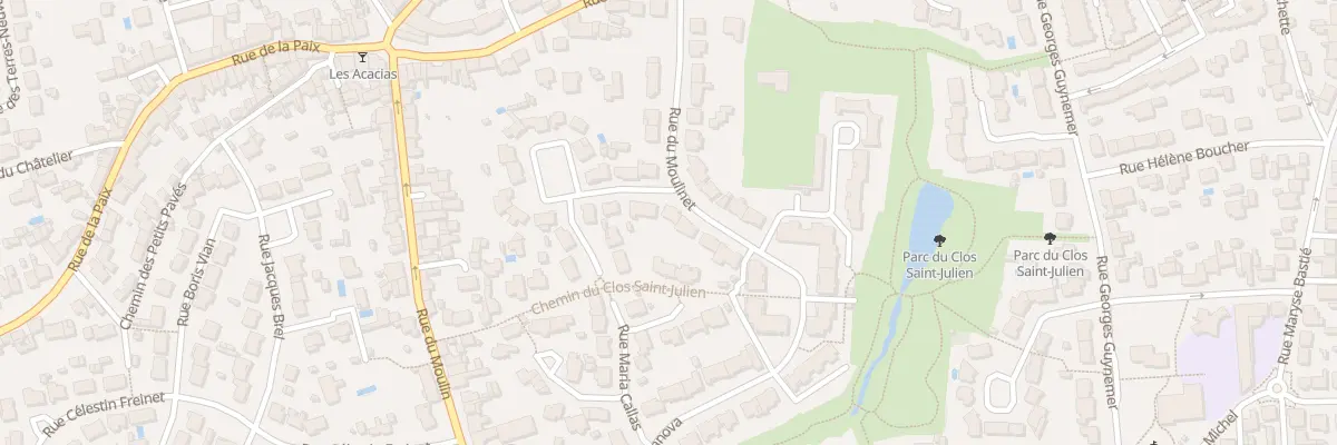 Plan du 12 Rue du Moulinet à Bouguenais