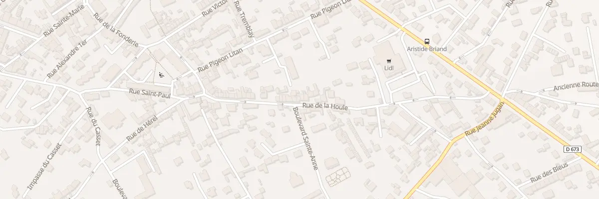 Plan du 47B Rue de la Houle à Granville
