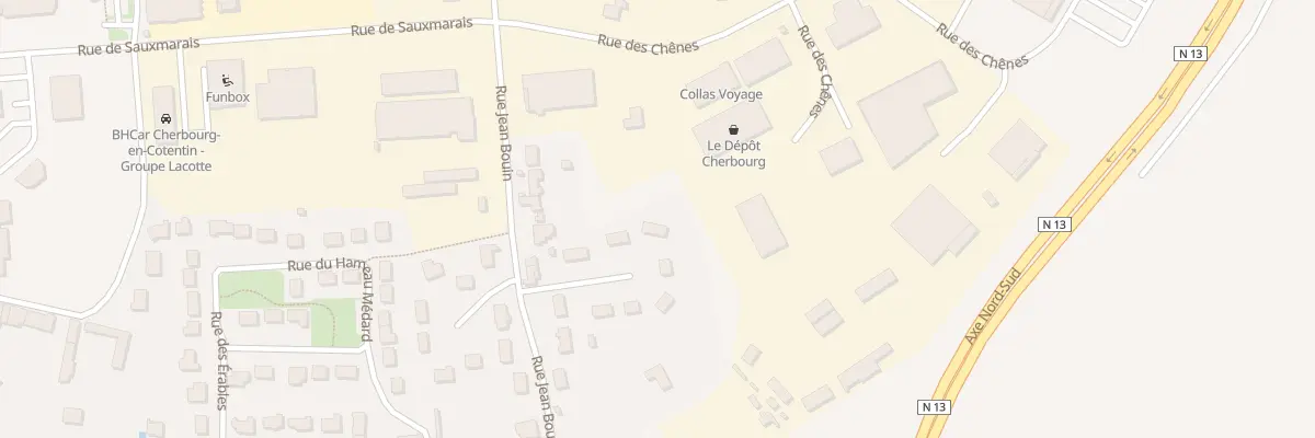 Plan du 79 Rue Ferme Notre Dame Tourlavil à Cherbourg-en-Cotentin