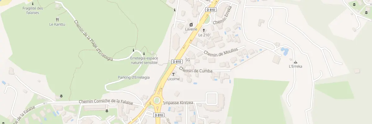 Plan du 1 Che Cumba à Bidart