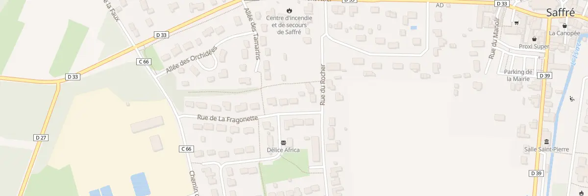 Plan du 1 Rue de la Fragonette à Saffré