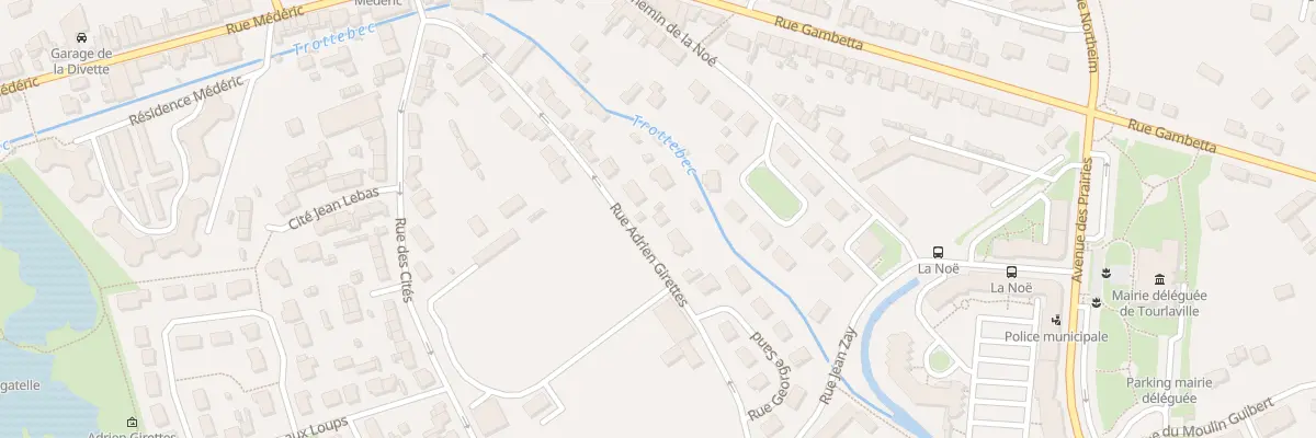 Plan du 21 Rue Adrien Girettes à Cherbourg-en-Cotentin
