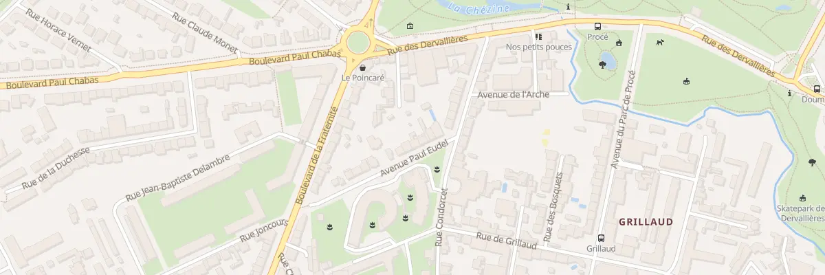 Plan du 8 Av Paul Eudel à Nantes