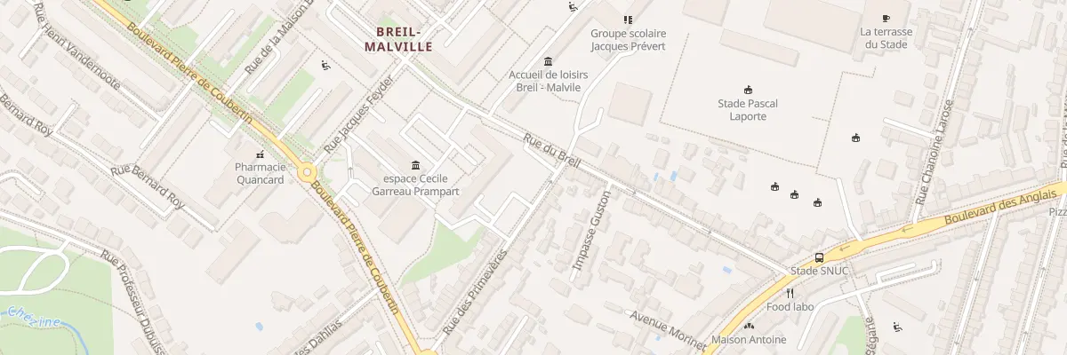 Plan du 4 Rue des Primevères à Nantes