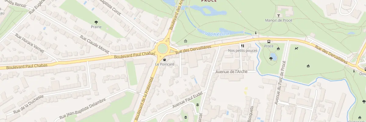 Plan du 57 Rue des Dervallières à Nantes