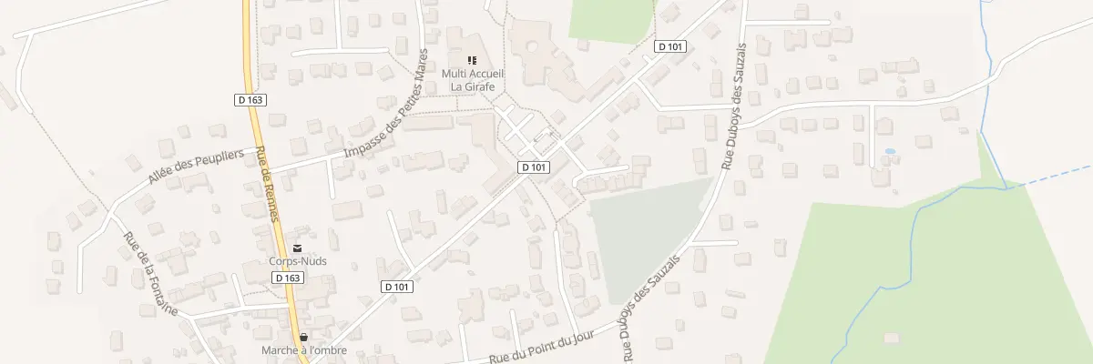 Plan du 20 Bd de la Gare à Corps-Nuds