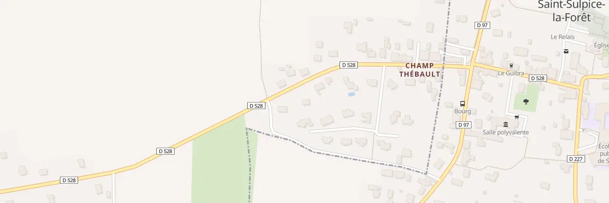 Plan du 5222 Le Bas Champ Thebault à Chasné-sur-Illet