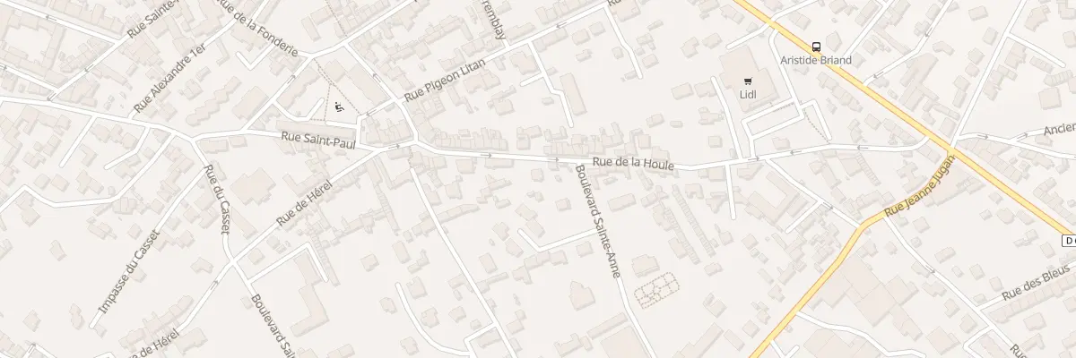 Plan du 26 Rue de la Houle à Granville
