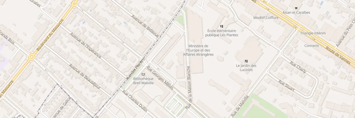 Plan du 8 Rue de la Maison Blanche à Nantes