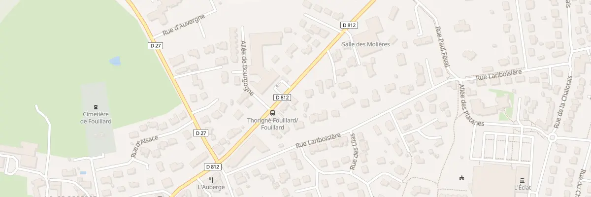 Plan du 29 Rue Nationale à Thorigné-Fouillard