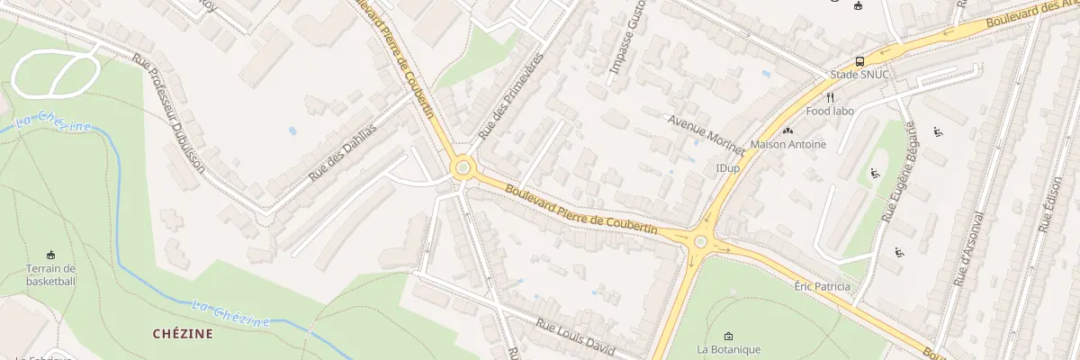 Plan du 2 Av des Troënes à Nantes
