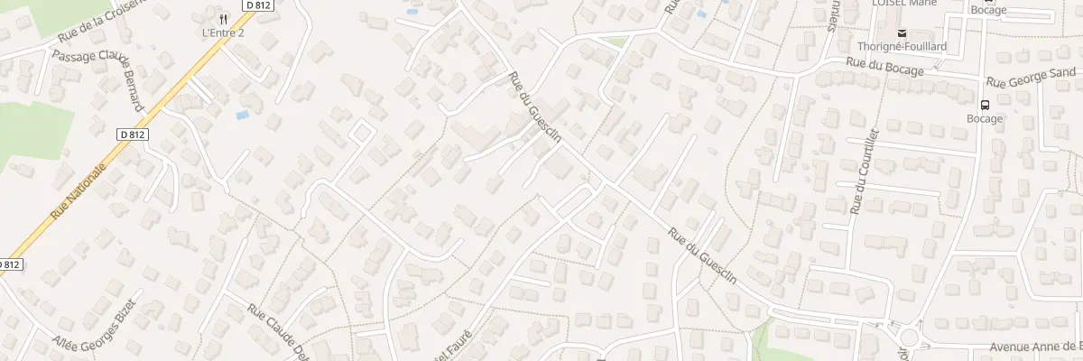 Plan du 9 Rue Duguesclin à Thorigné-Fouillard