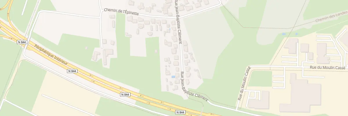 Plan du 74 Rue Jean Baptiste Clément à Bouguenais