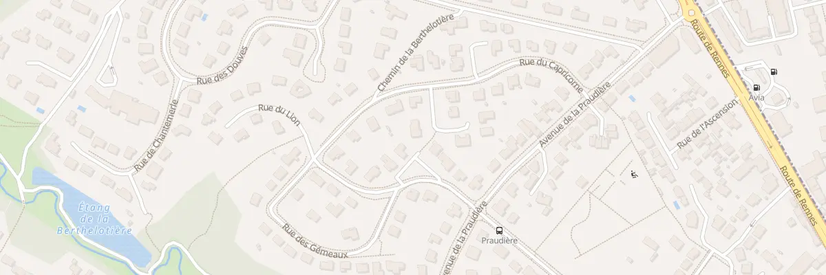 Plan du 4 Rue des Poissons à Orvault