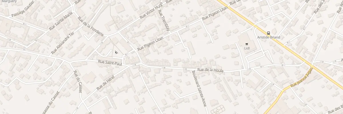 Plan du 33 Rue de la Houle à Granville
