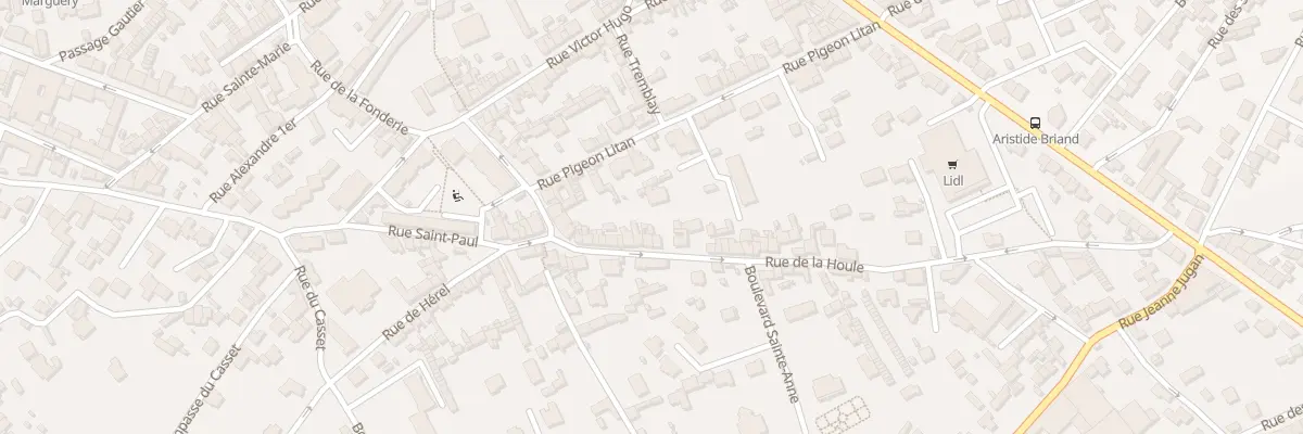 Plan du 31 Rue de la Houle à Granville