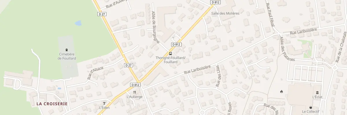 Plan du 33 Rue Nationale à Thorigné-Fouillard