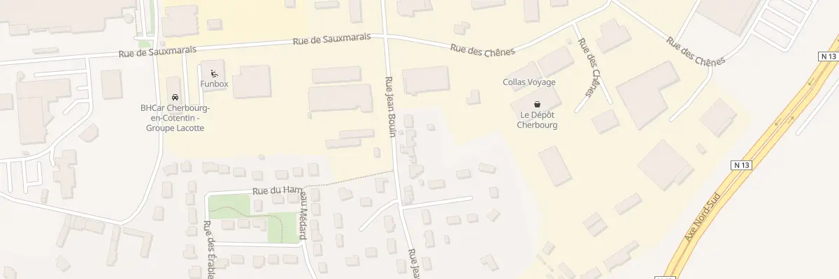 Plan du 532 Rue Jean Bouin à Cherbourg-en-Cotentin