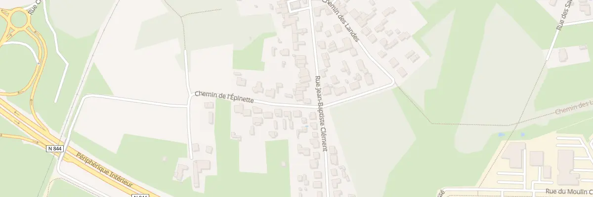 Plan du 60 Rue Jean Baptiste Clément à Bouguenais