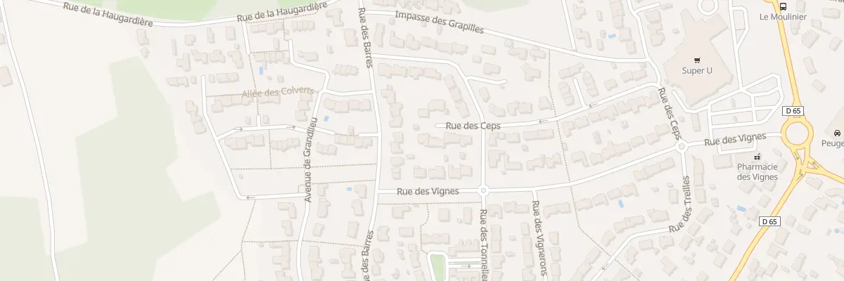 Plan du 27 Rue des Ceps à Pont-Saint-Martin