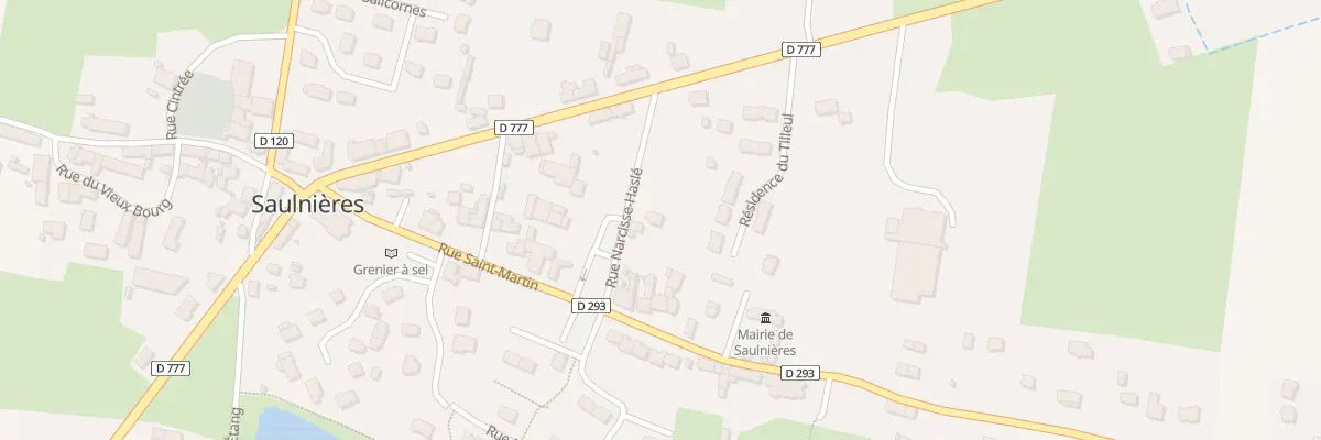 Plan du 14 Rue des Paludiers à Saulnières