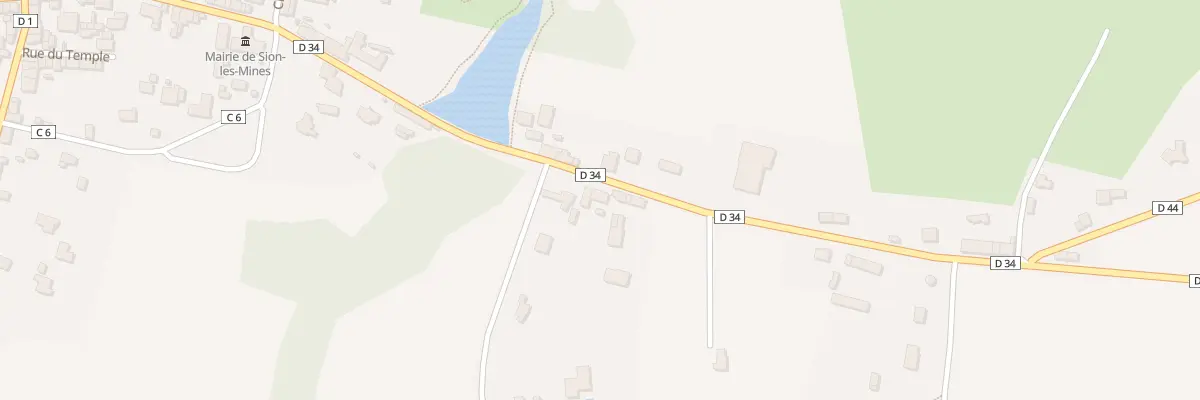 Plan du 28 Rue de Châteaubriant à Sion-les-Mines