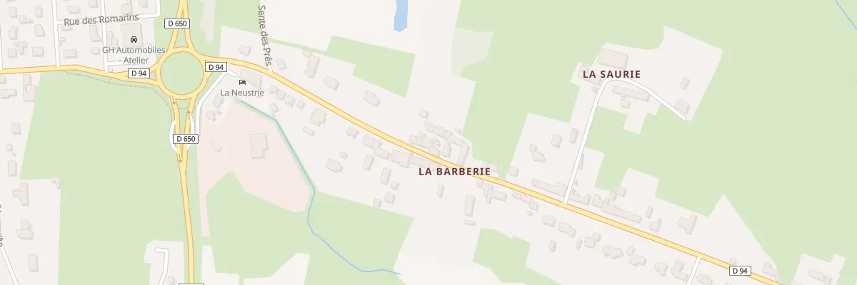 Plan du 66 Village La Barberie à Pirou