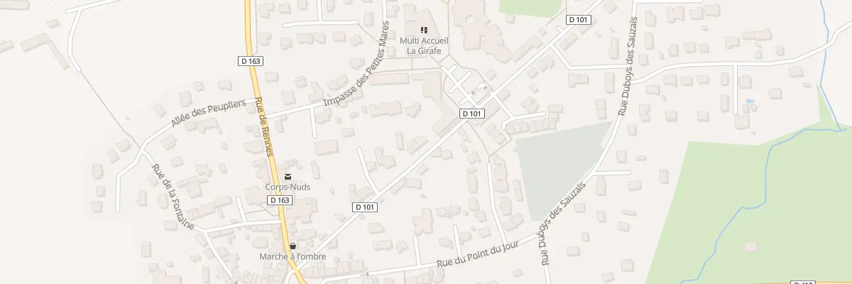 Plan du 19B Bd de la Gare à Corps-Nuds