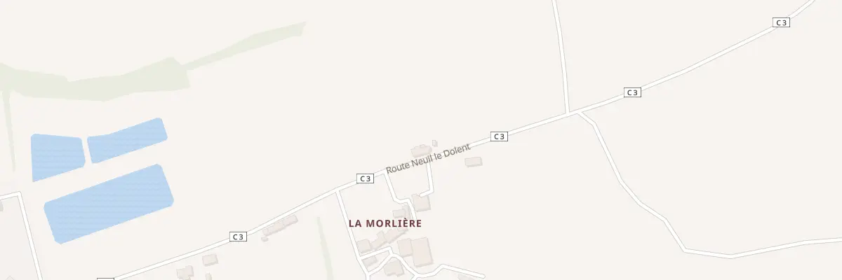 Plan du 1 La Morlière au Girouard