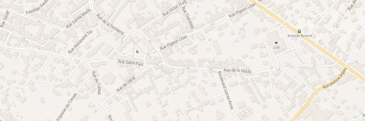 Plan du 23 Rue de la Houle à Granville