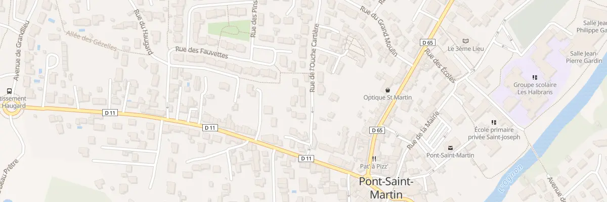 Plan du 9 Rue de l’Ouche Cartière à Pont-Saint-Martin