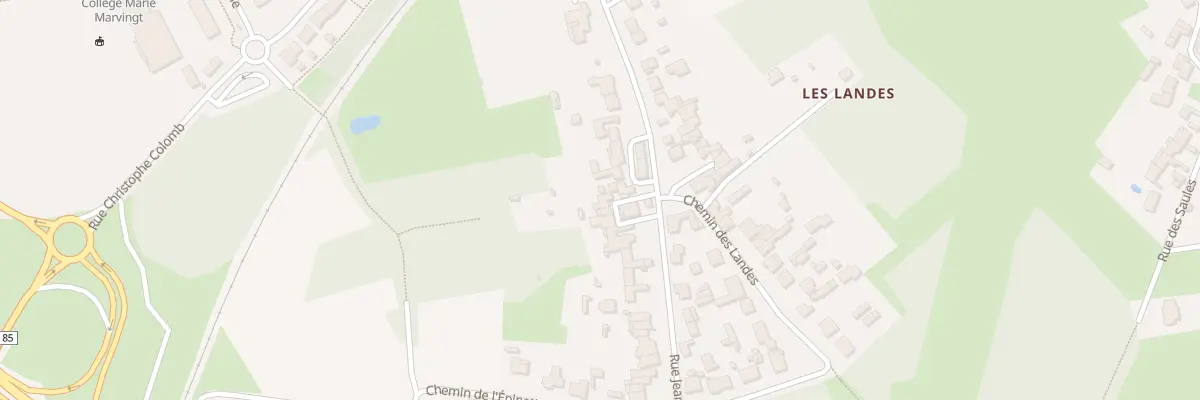 Plan du 24 Rue Jean Baptiste Clément à Bouguenais