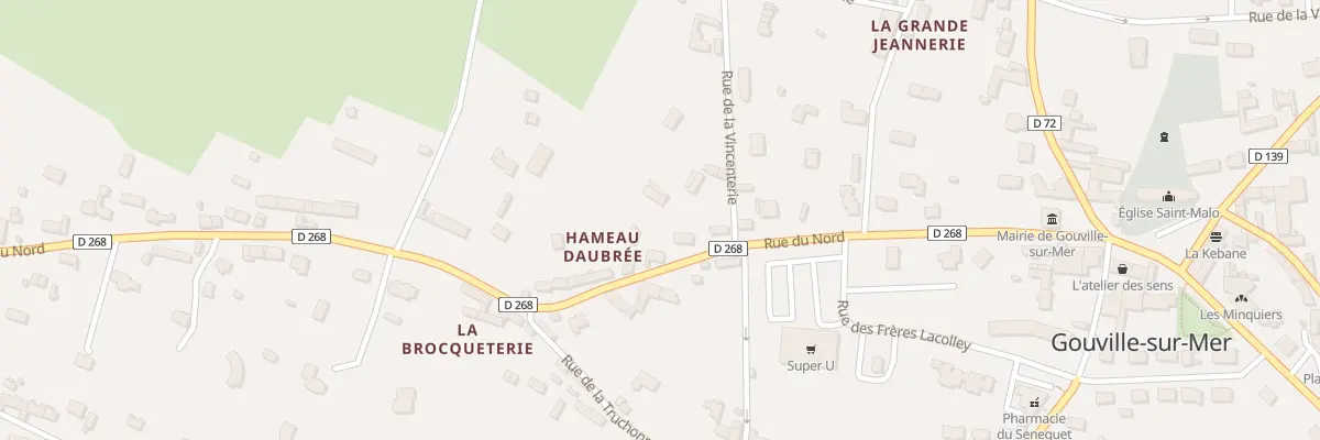 Plan du 33 Rue du Nord-Gouville à Gouville-sur-Mer