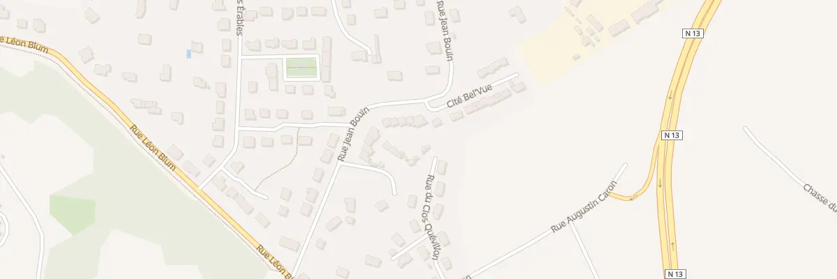 Plan du 250 Rue Jean Bouin à Cherbourg-en-Cotentin
