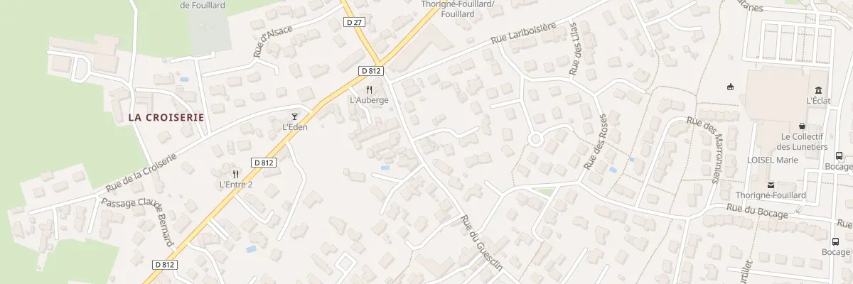 Plan du 34 Rue Duguesclin à Thorigné-Fouillard