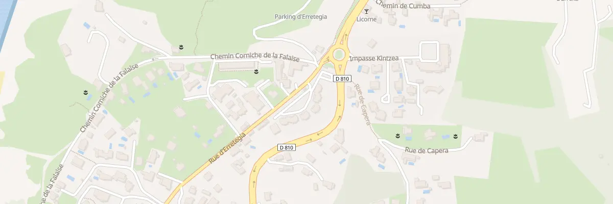 Plan du 46 Rue d’Erretegia à Bidart