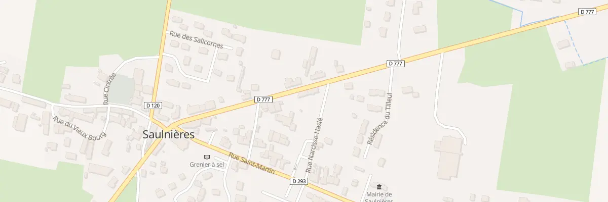 Plan du 8 Rue des Paludiers à Saulnières