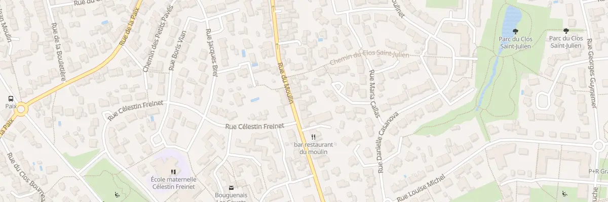 Plan du 49 Rue du Moulin à Bouguenais