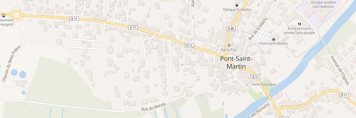 Plan du 1A Rue du Marais à Pont-Saint-Martin