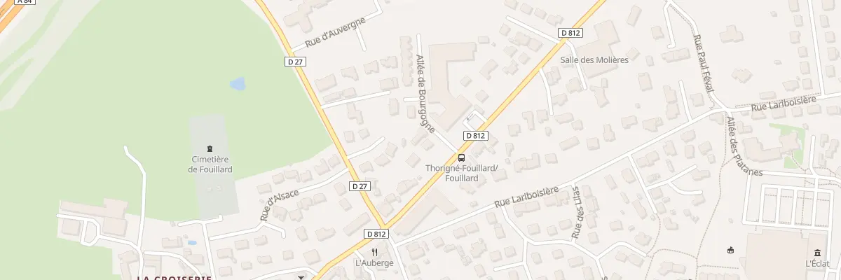 Plan du 36A Rue Nationale à Thorigné-Fouillard