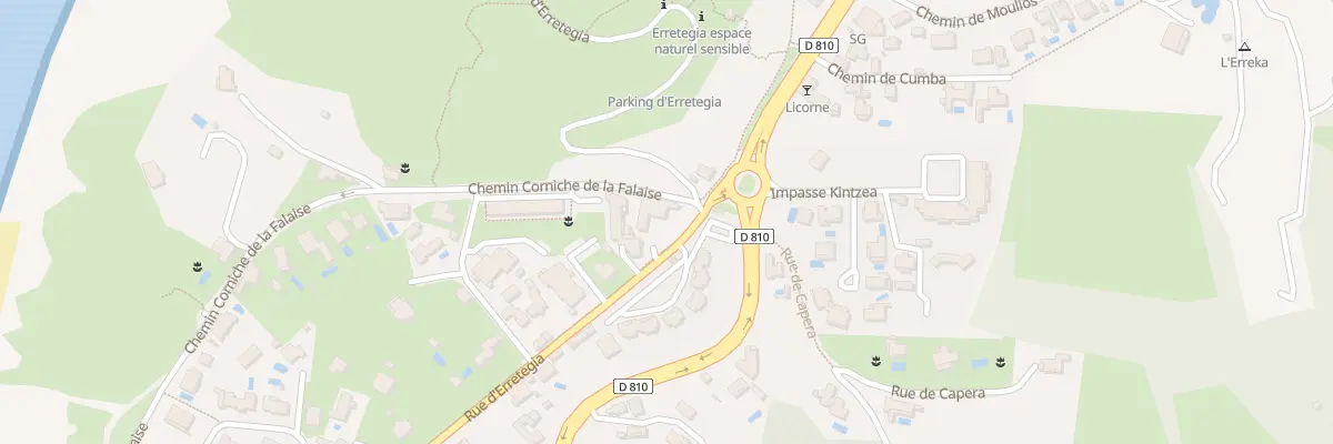 Plan du 45 Rue d’Erretegia à Bidart