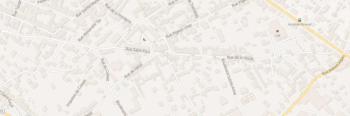 Plan du 12B Rue de la Houle à Granville