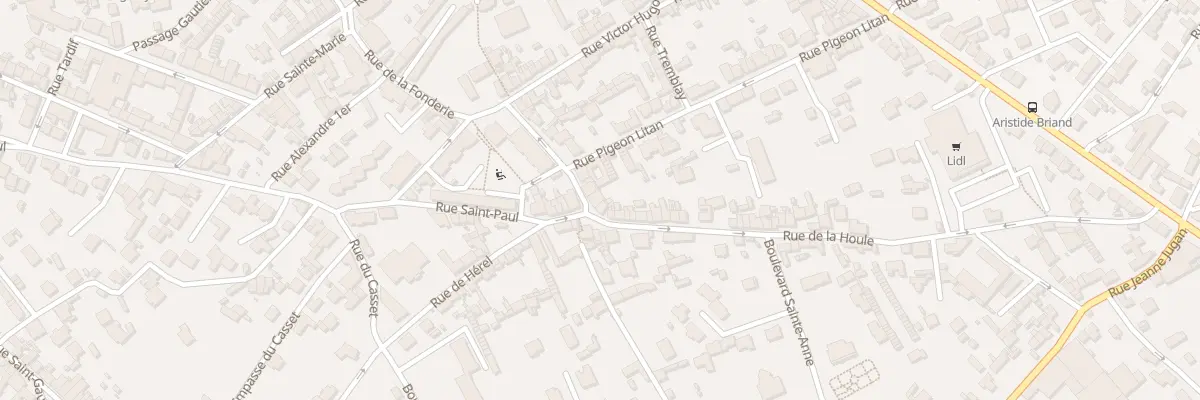 Plan du 9 Rue de la Houle à Granville
