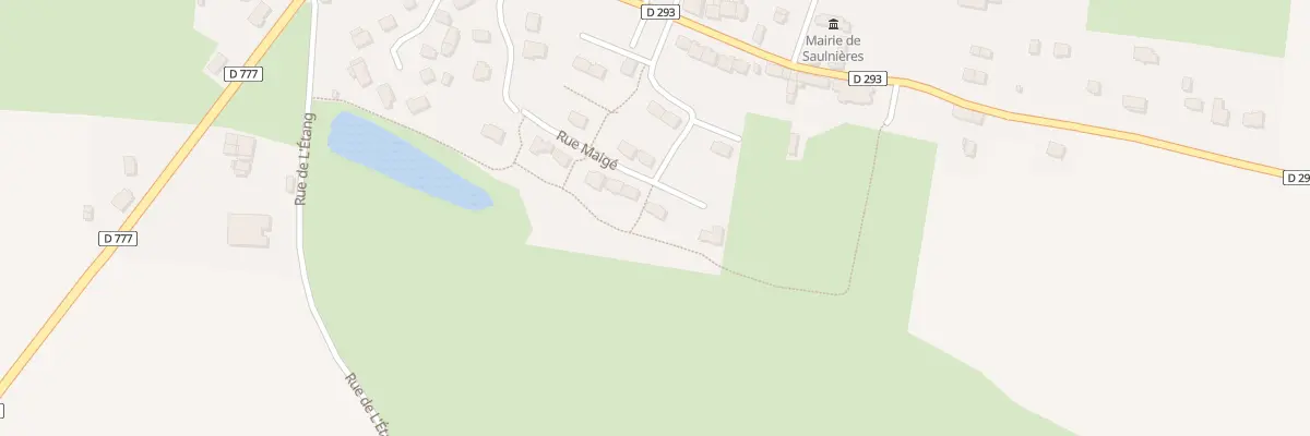 Plan du 2 Rue de Choisel à Saulnières