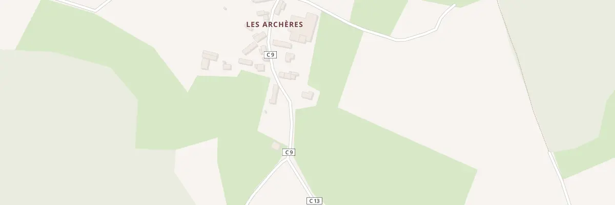 Plan du 5772 Les Archères à Sens-de-Bretagne