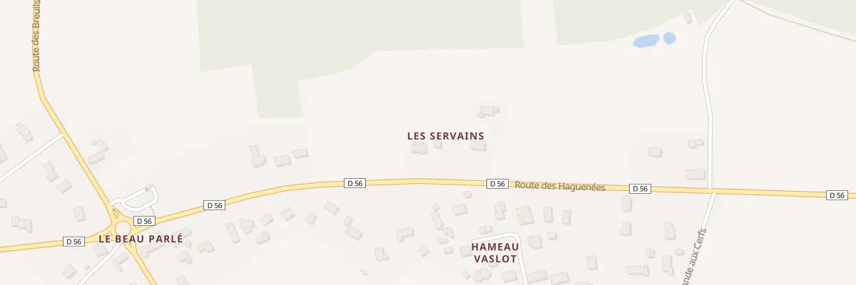 Plan du 33 Rte des Haguenées à Brix