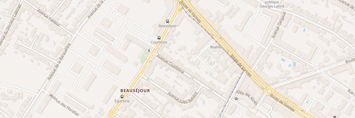 Plan du 46 Av Courteline à Saint-Herblain