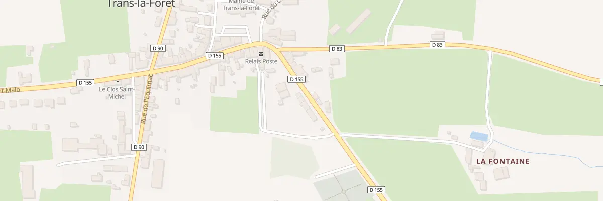 Plan du 5305 Le Bourg à Trans-la-Forêt