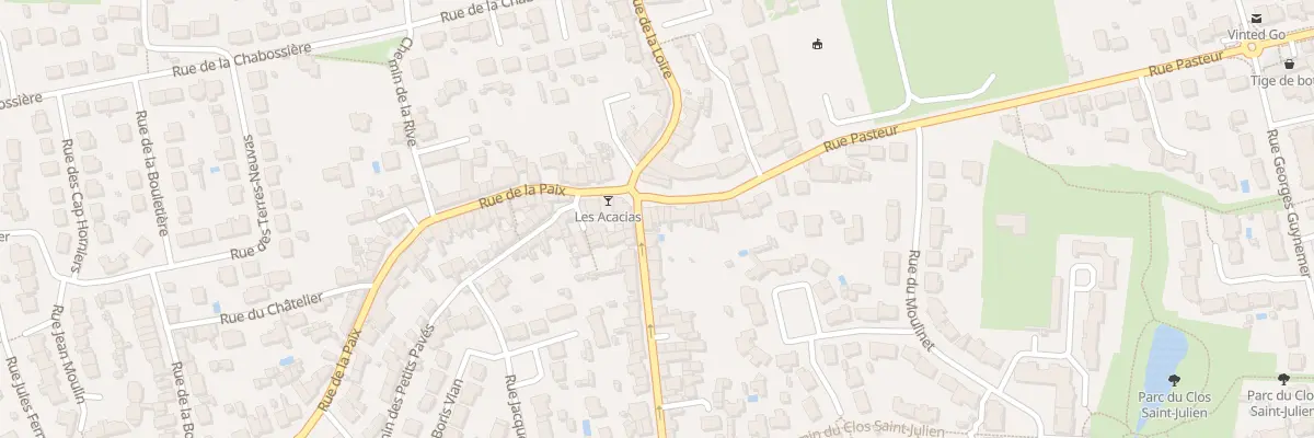 Plan du 4 Rue Pasteur à Bouguenais