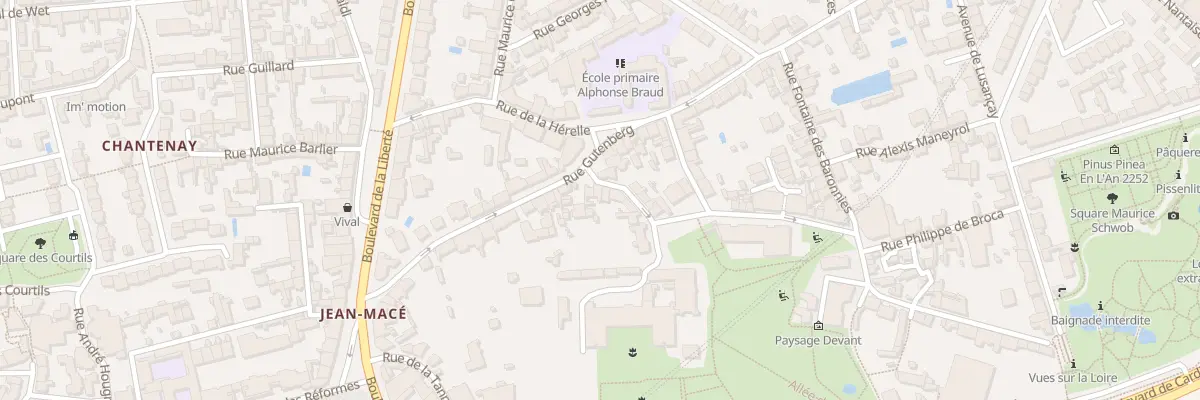 Plan du 31 Rue de la Brianderie à Nantes